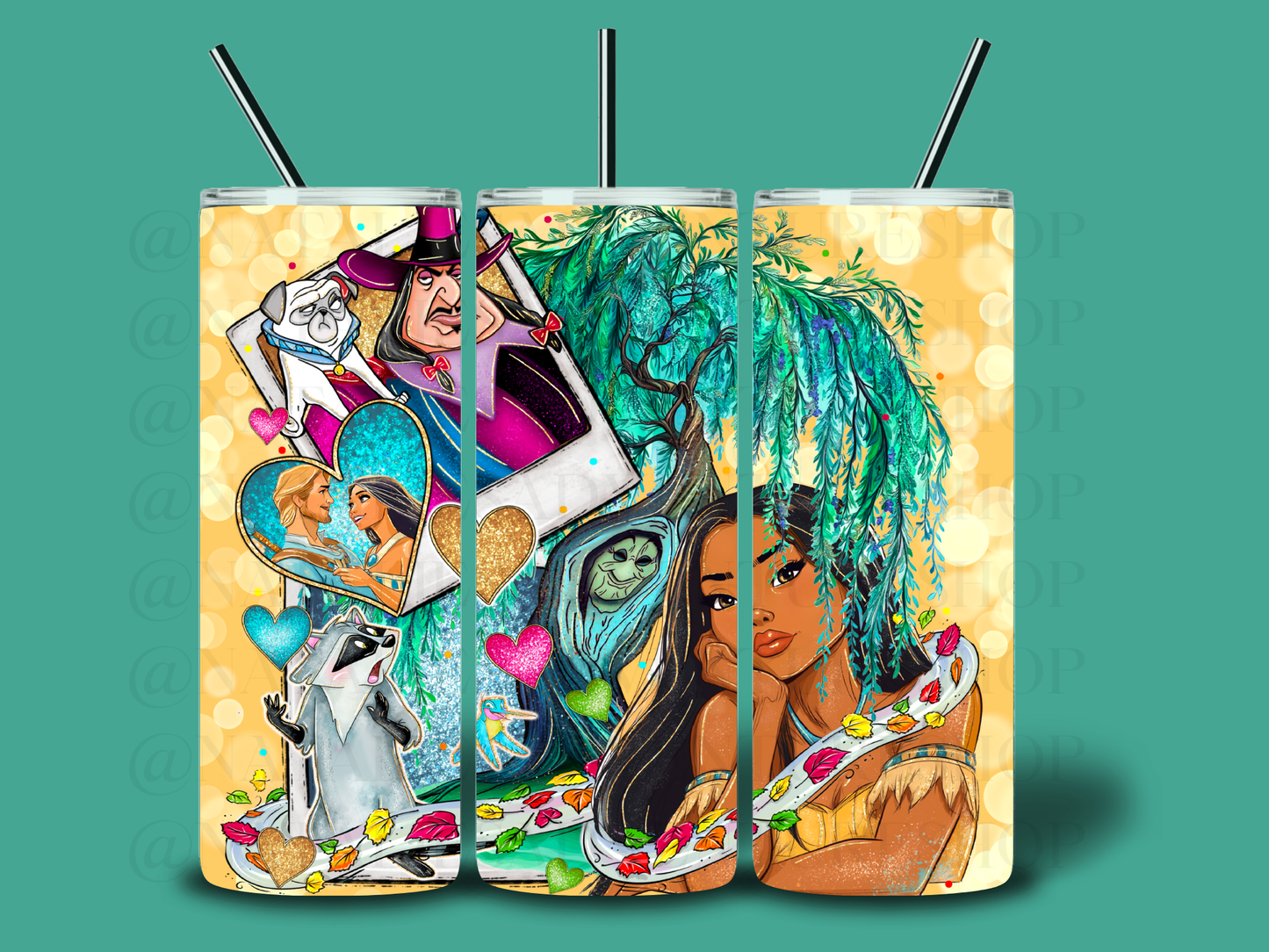 *Pre-Order* Poca Cartoon Princess 20oz Stainless Steel Tumbler