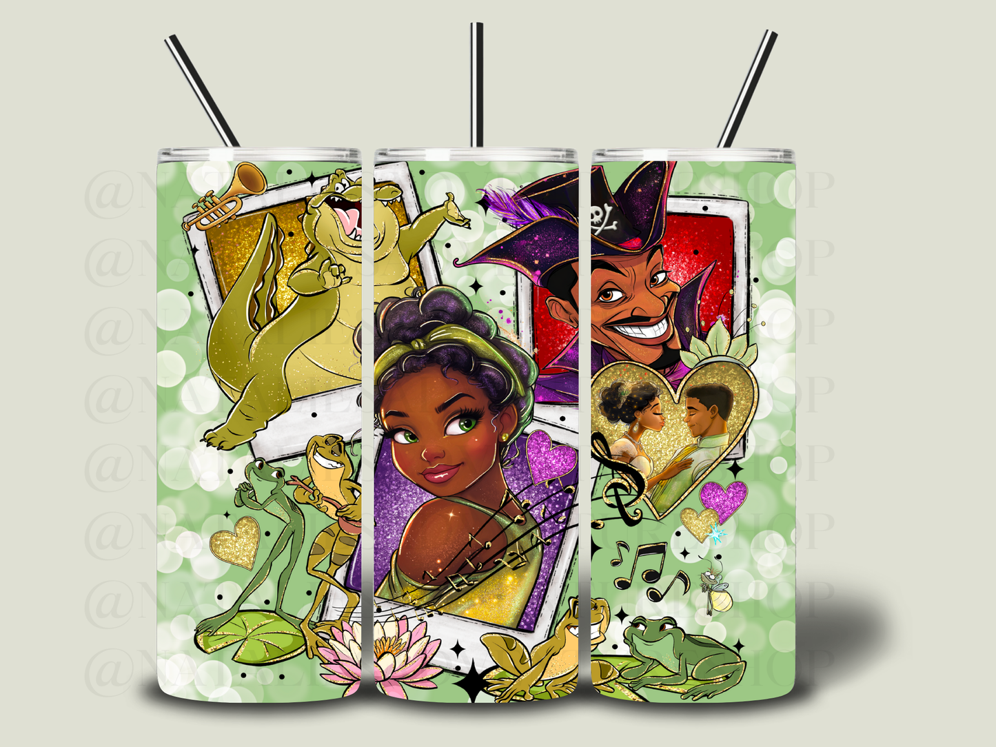 *Pre-Order* Tia Cartoon Princess 20oz Stainless Steel Tumbler