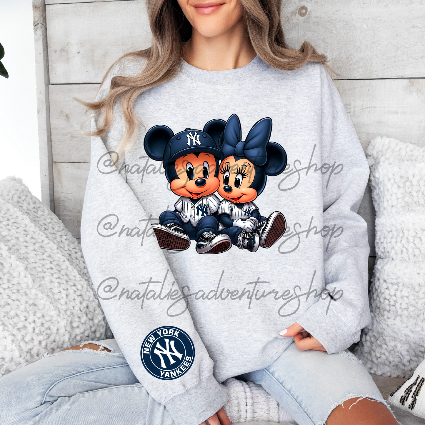 *Pre-Order* Baseball Sports Mouse Crewneck