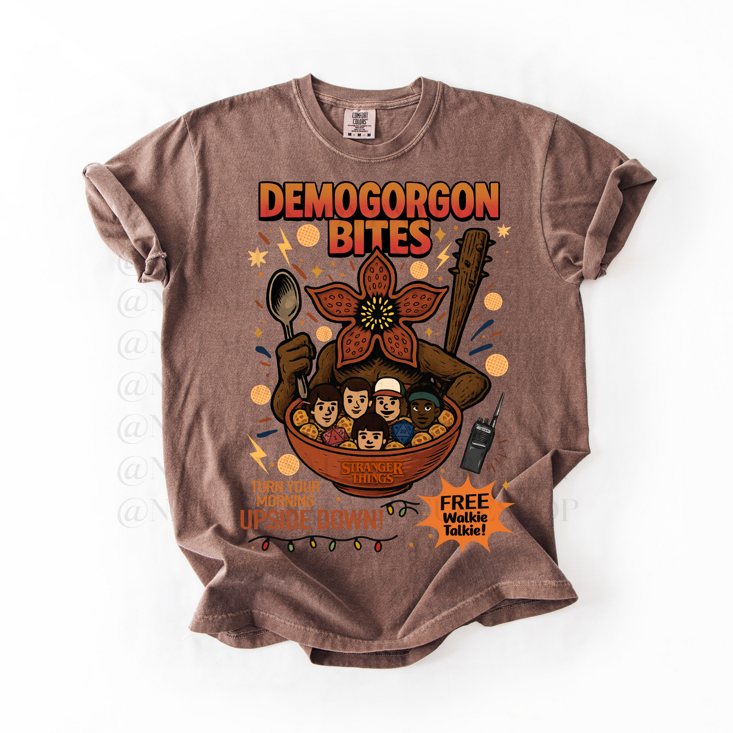 *Pre-Order* Demogorg Bites Cereal T-Shirt (Comfort Colors)