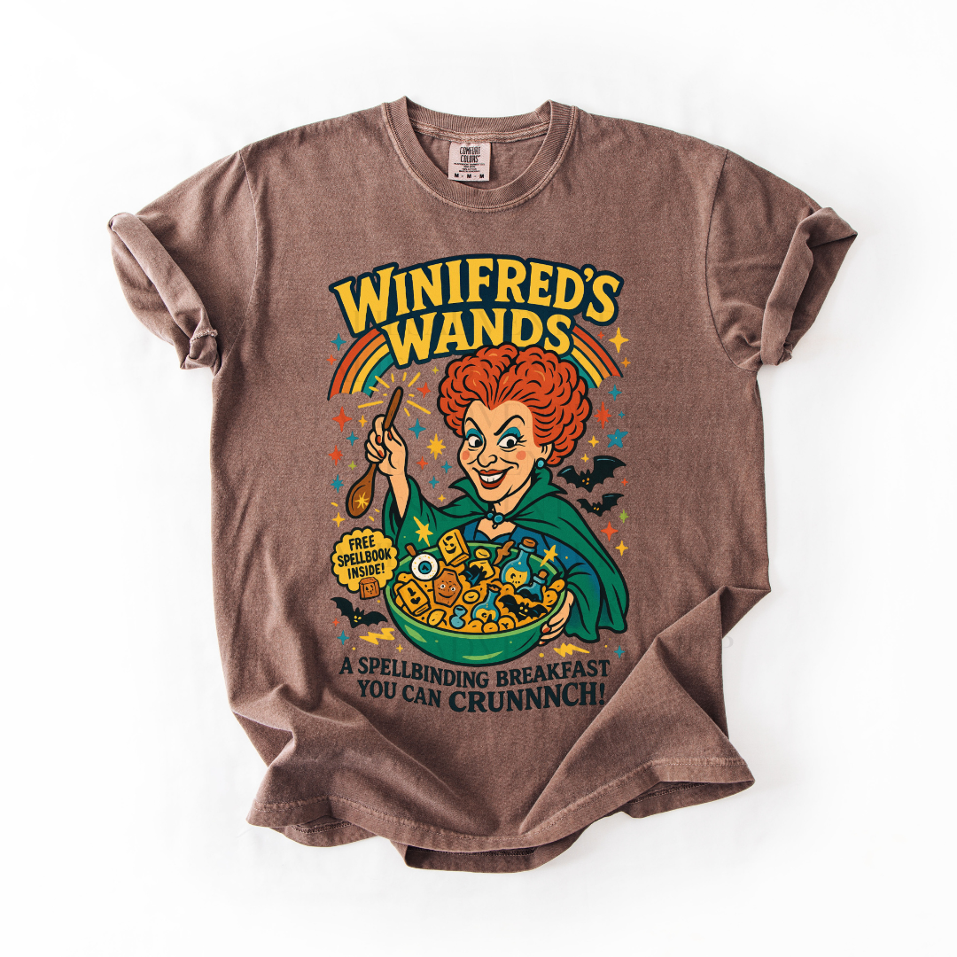 *Pre-Order* Winifred Wands Cereal T-Shirt (Comfort Colors)