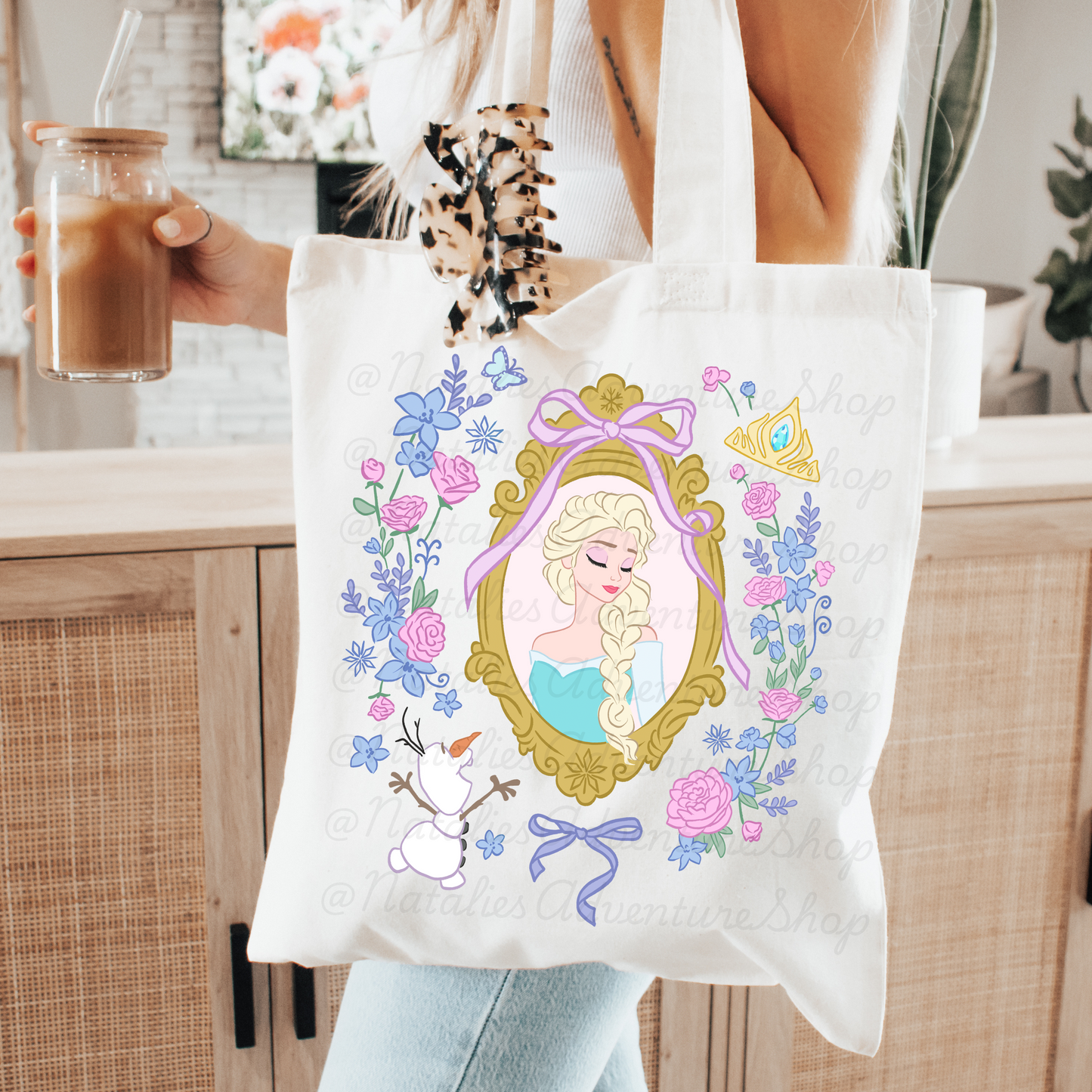 *Pre-Order* Frozen Princess Canvas Tote Bag