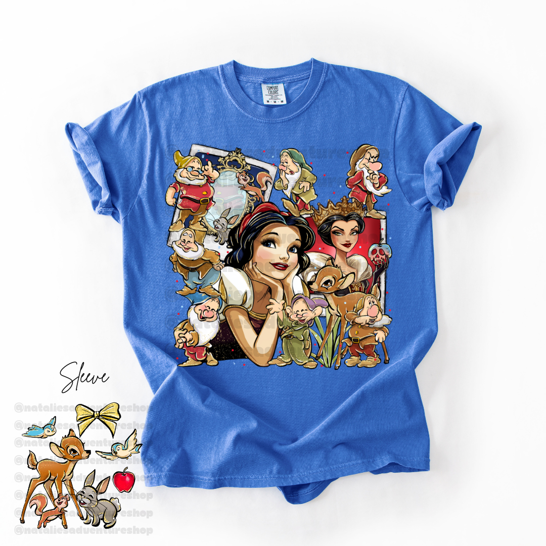 *Pre-Order* Snow Princess Cartoon T-Shirt (Comfort Colors)