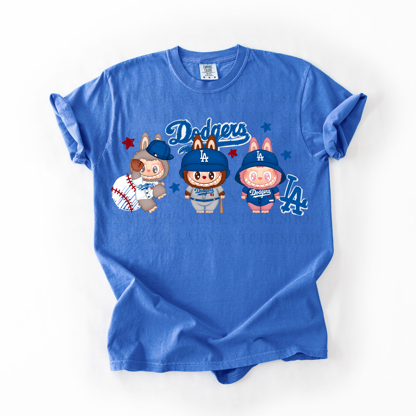 *Pre-Order* LA DODG BUBU Baseballl T-Shirt (Comfort Colors)