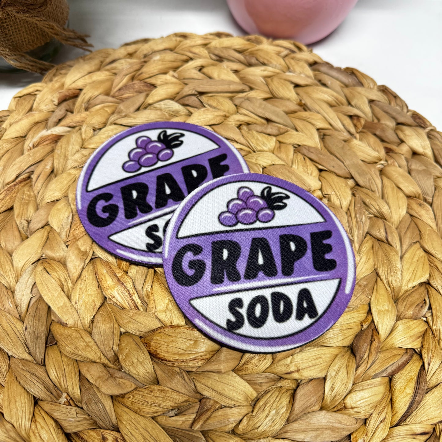 *Pre-Order* Grape Soda Coaster Set