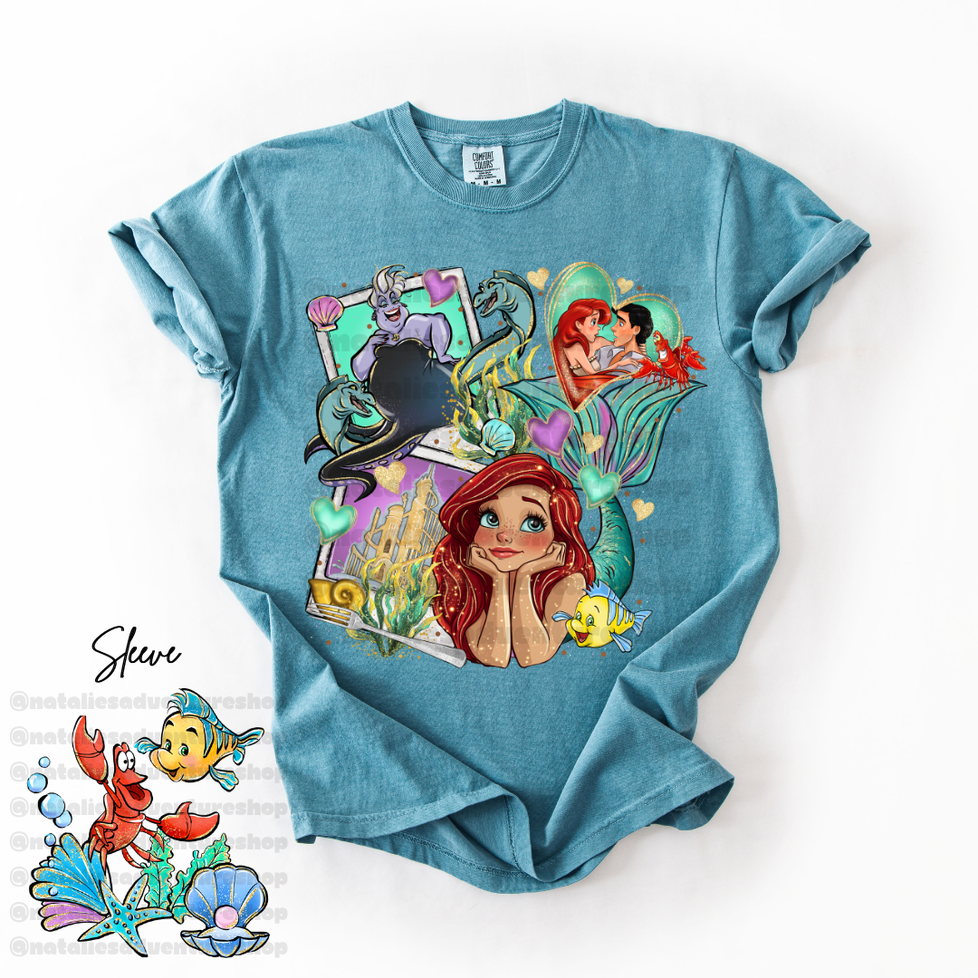 *Pre-Order* Mermaid Cartoon T-Shirt (Comfort Colors)