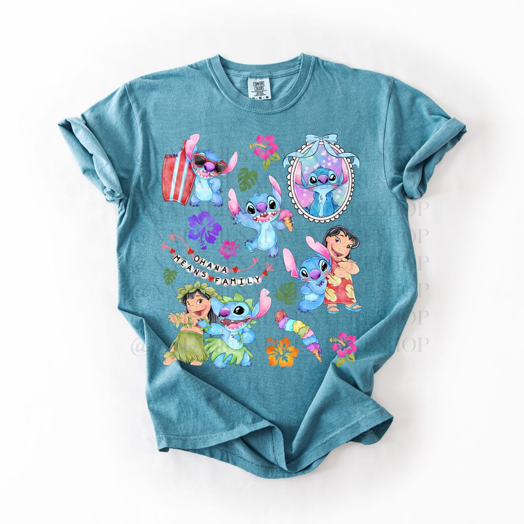 *Pre-Order* Ohana Means Fam T-Shirt (Comfort Colors)