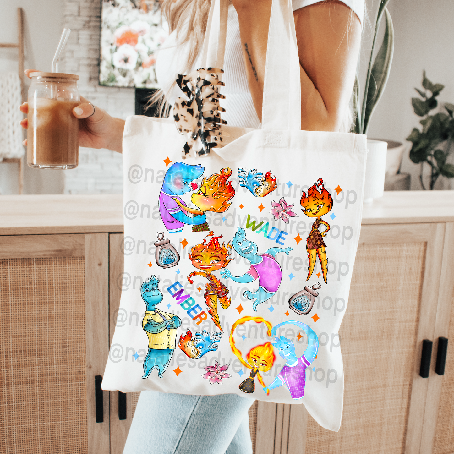 *Pre-Order* Elemental Love Canvas Tote Bag