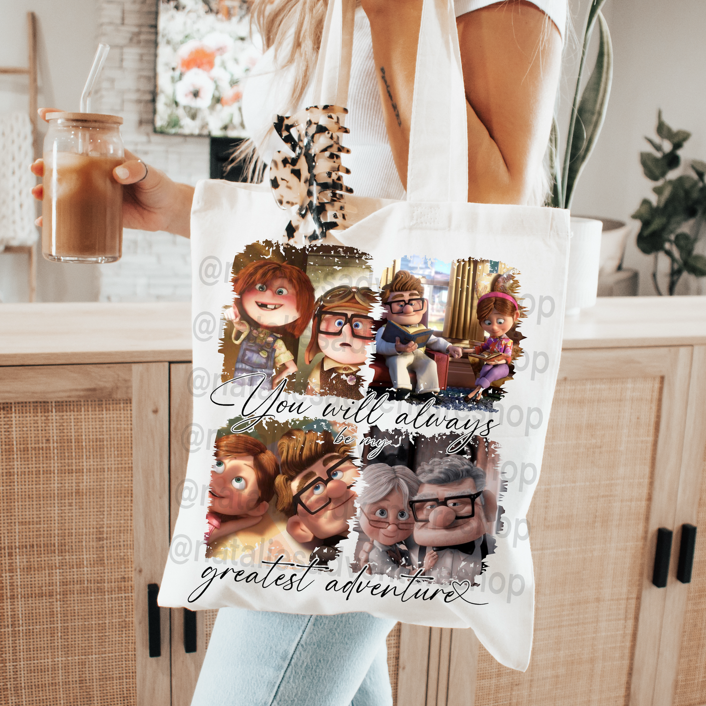 *Pre-Order* C + E Collage Canvas Tote Bag