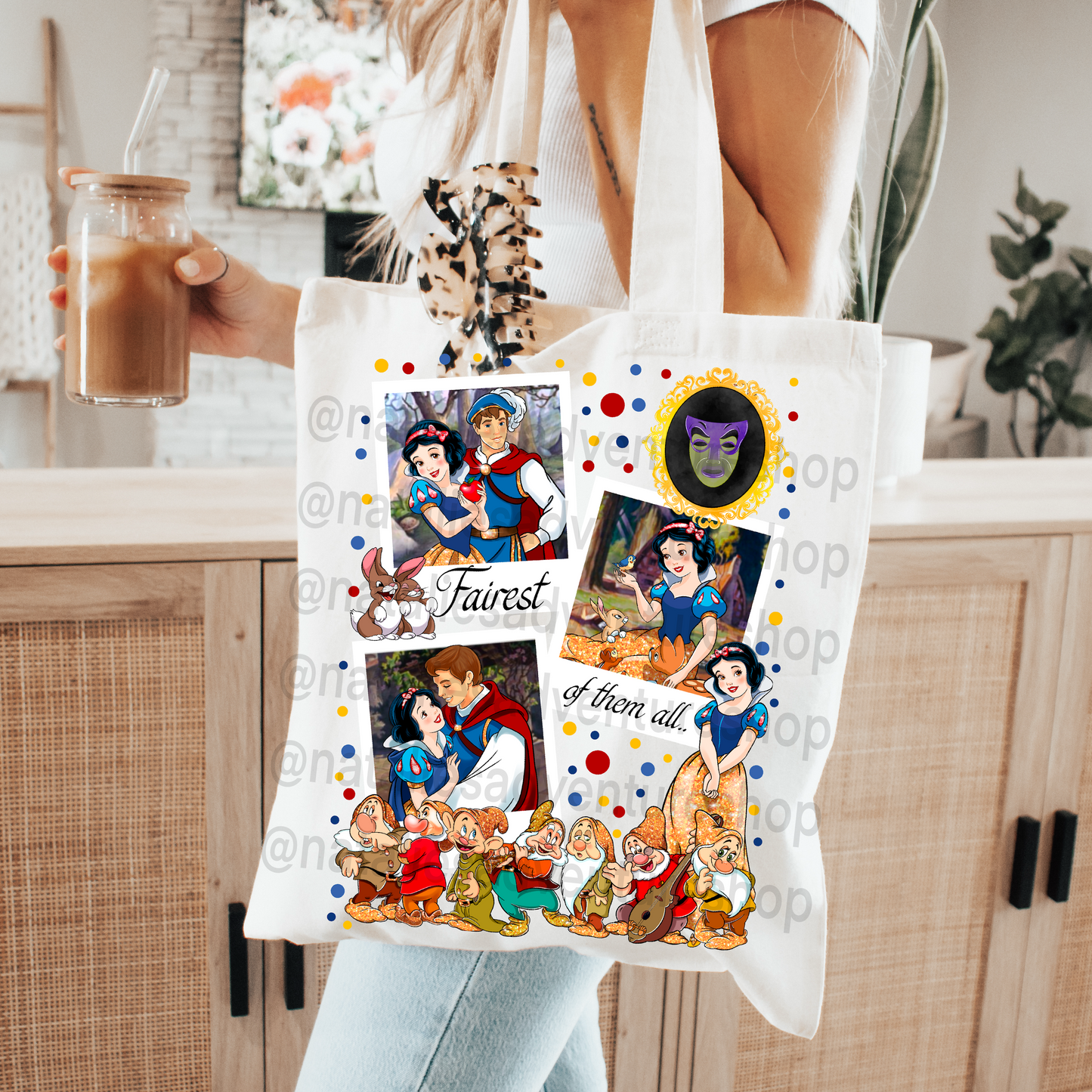 *Pre-Order* Fairest of Them All Canvas Tote Bag