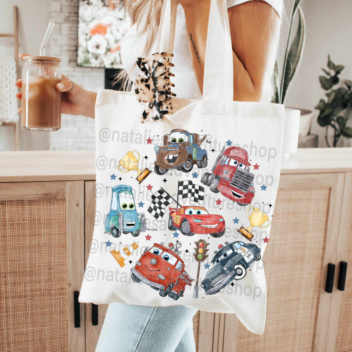 *Pre-Order* Cars Canvas Tote Bag