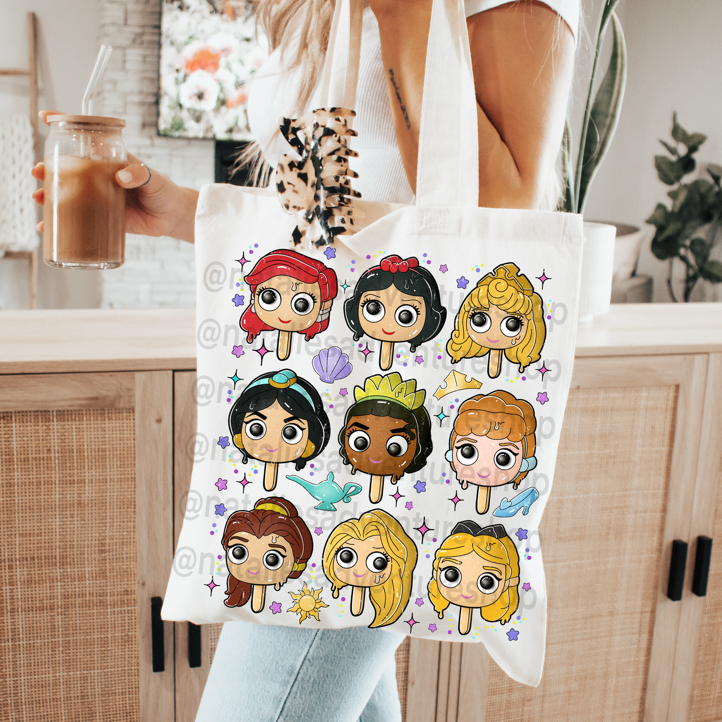 *Pre-Order* Princess Pops Canvas Tote Bag