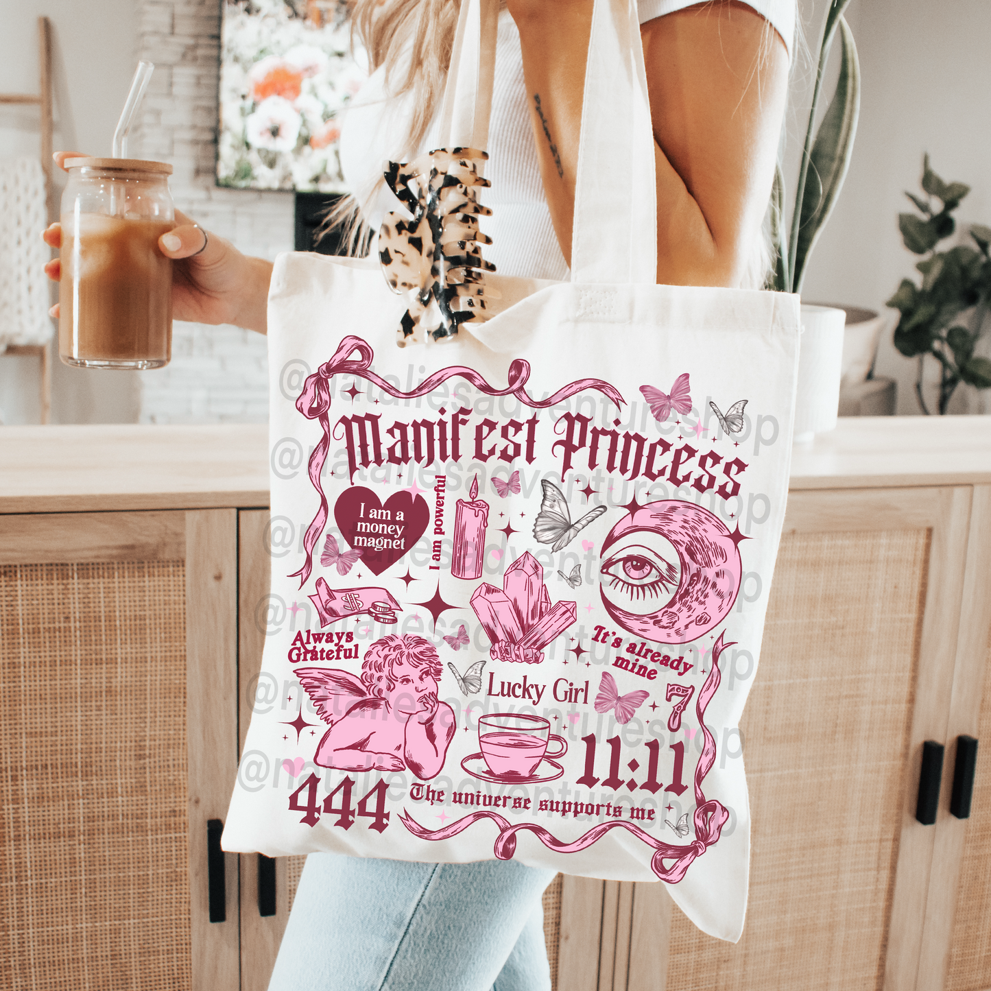 *Pre-Order* Manifest Princess Canvas Tote Bag
