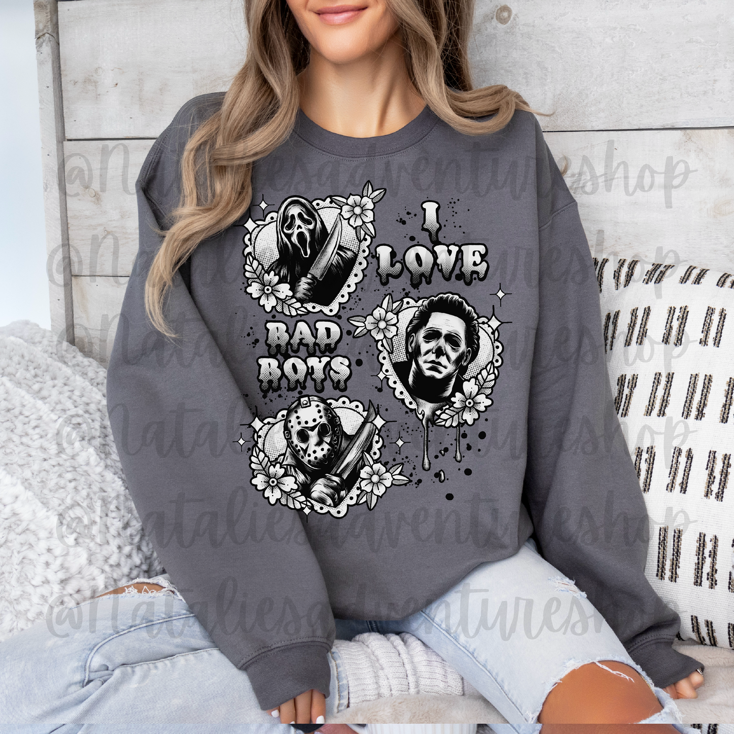 *Pre-Order* I love Bad Boys Horror Crewneck