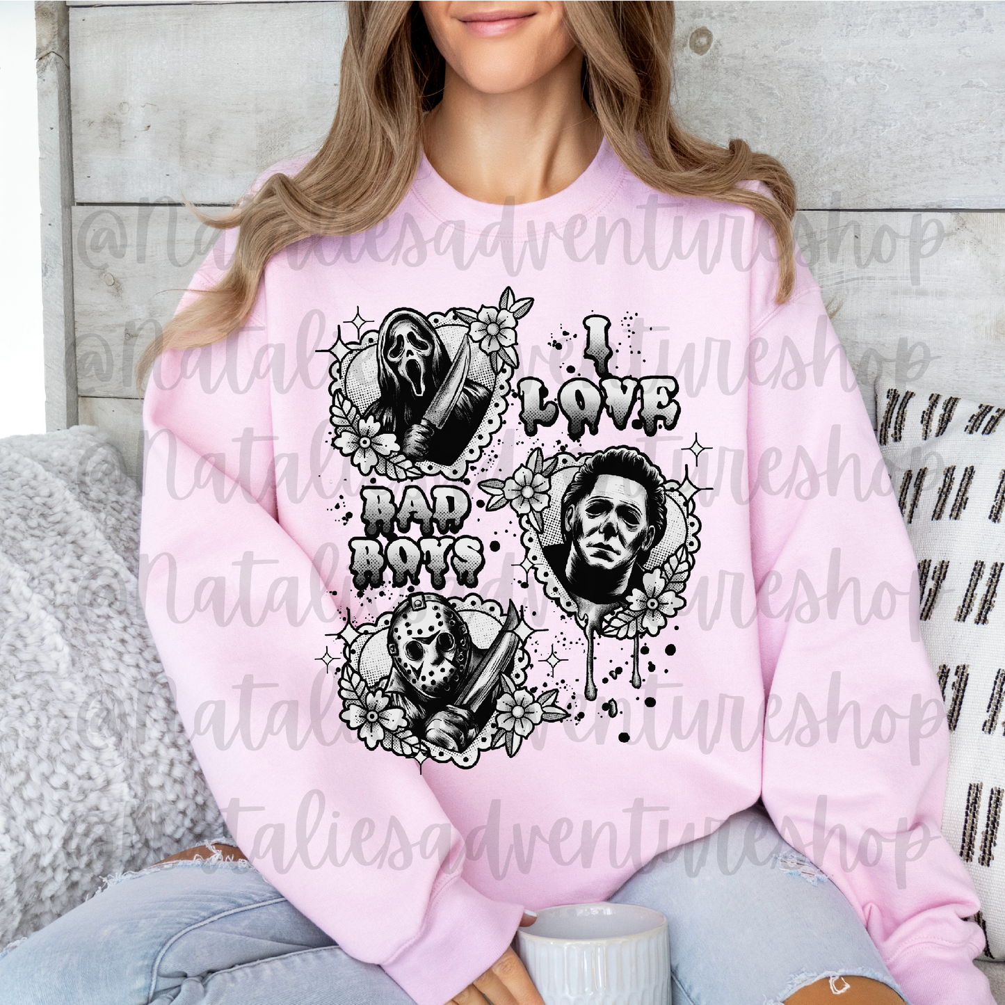 *Pre-Order* I love Bad Boys Horror Crewneck