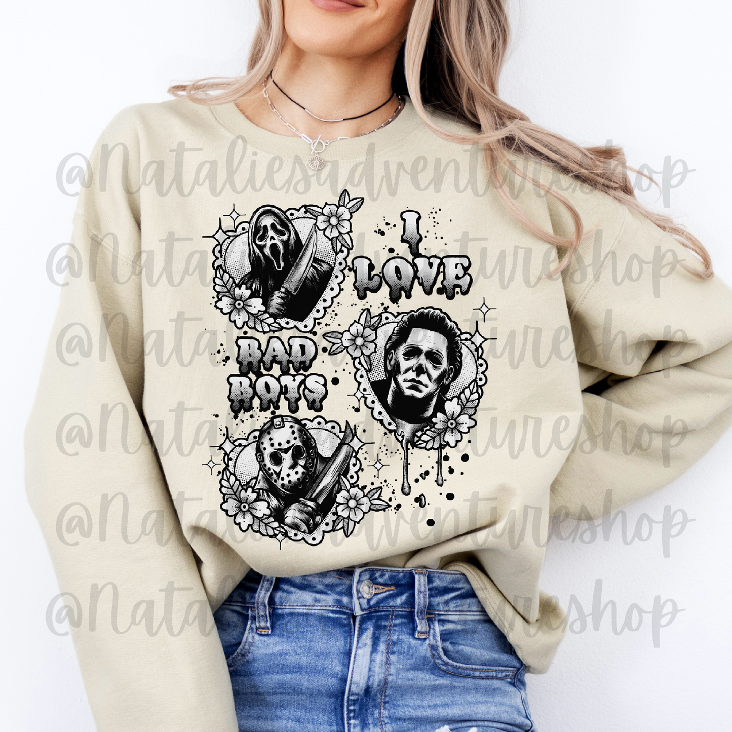 *Pre-Order* I love Bad Boys Horror Crewneck