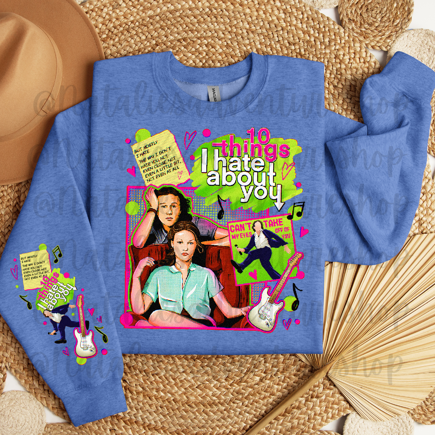 *Pre-Order* 10 Things 90's Movie Crewneck