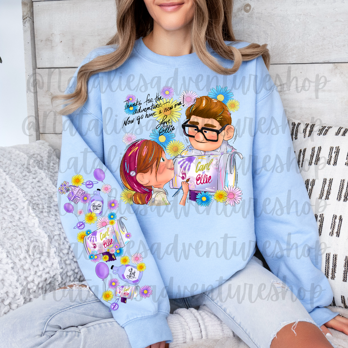 *Pre-Order* Thanks for the Adventure C + E Crewneck