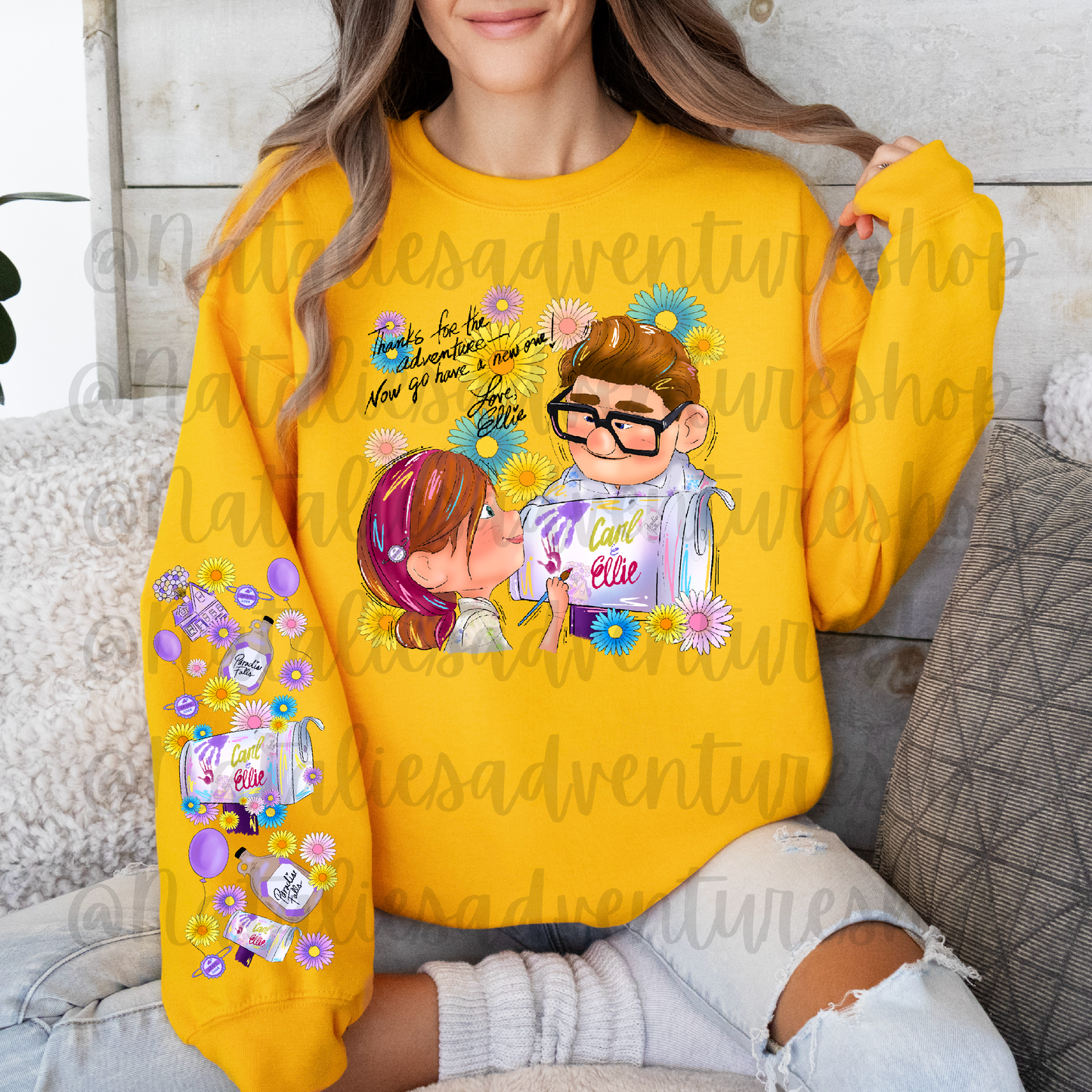 *Pre-Order* Thanks for the Adventure C + E Crewneck