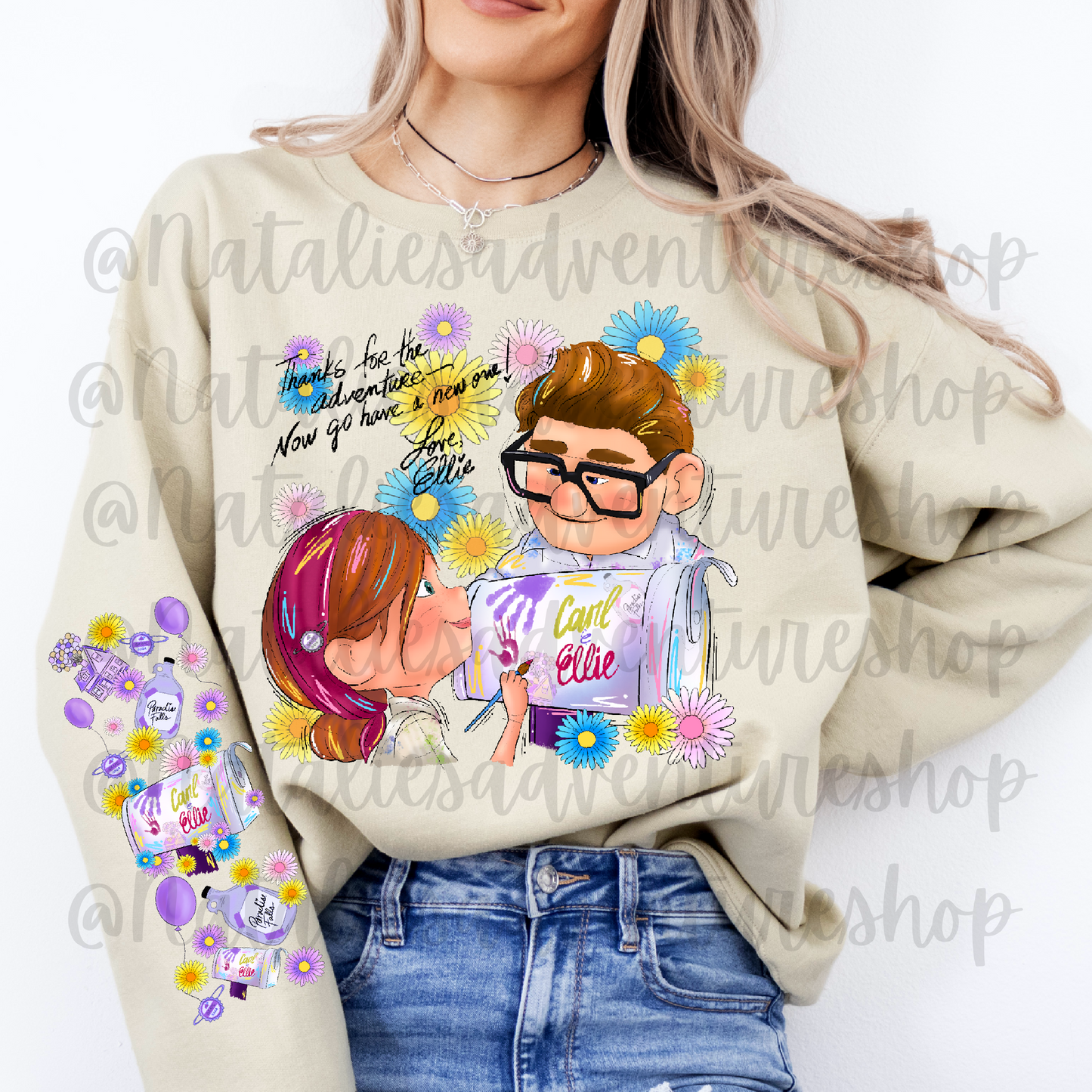 *Pre-Order* Thanks for the Adventure C + E Crewneck