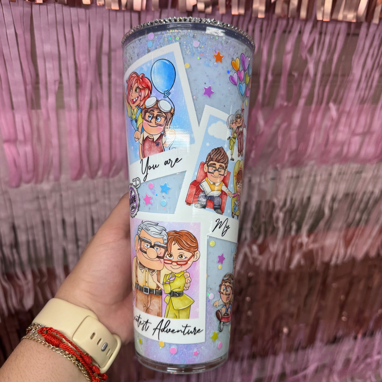 Ready to Ship C + E 24oz SnowGlobe Tumbler