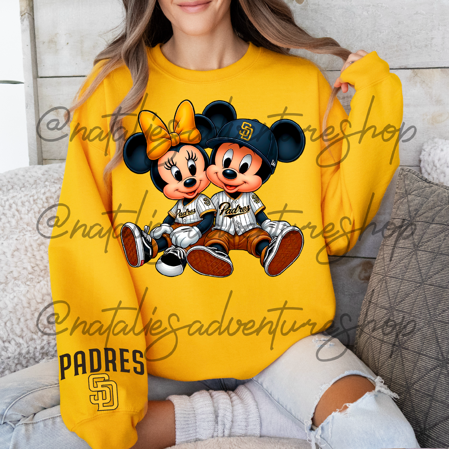 *Pre-Order* Baseball Sports Mouse Crewneck