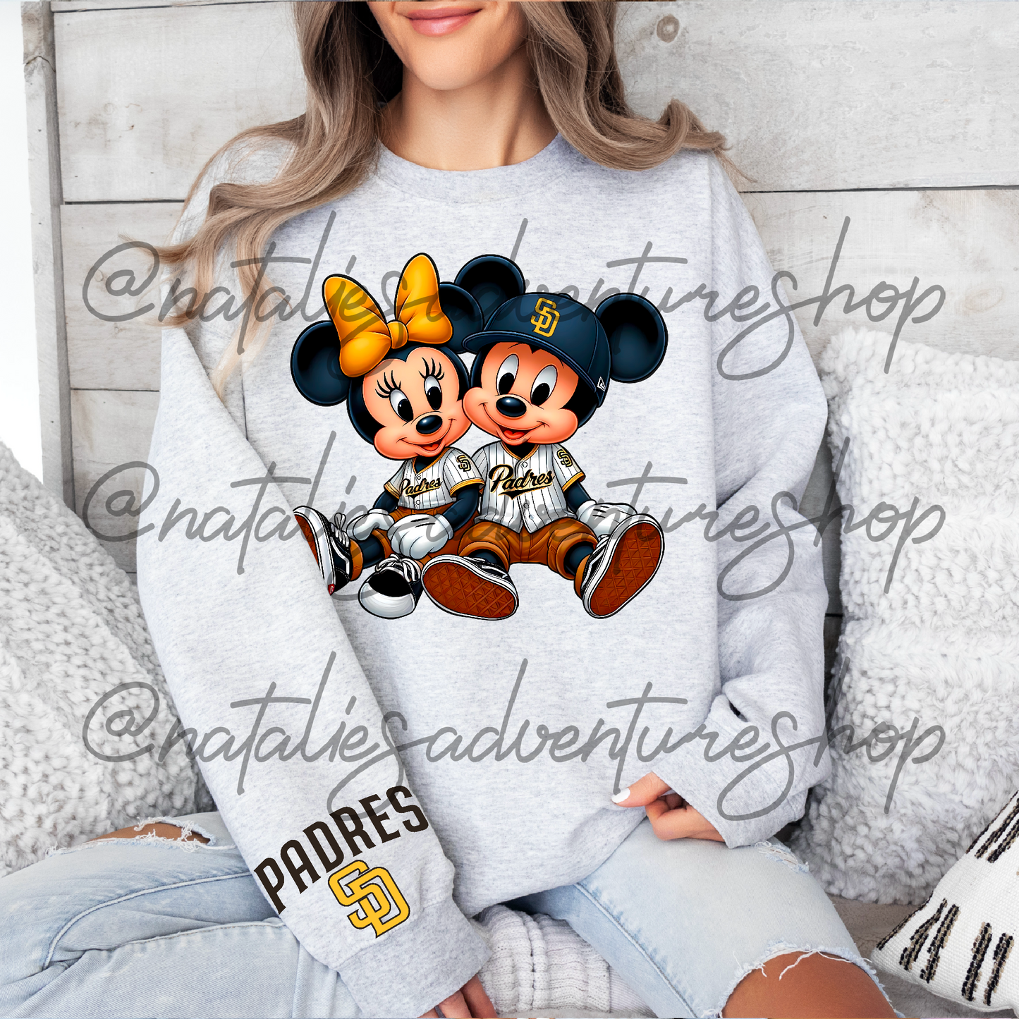 *Pre-Order* Baseball Sports Mouse Crewneck