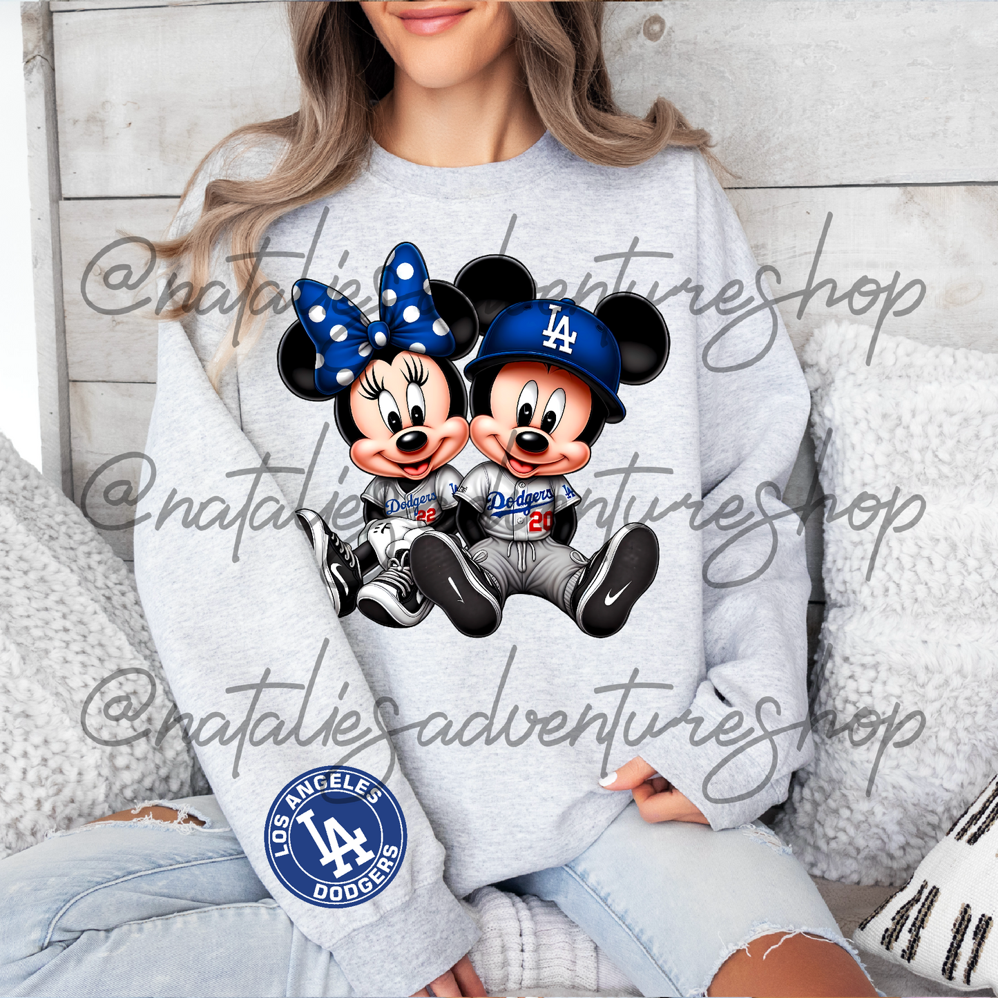 *Pre-Order* Baseball Sports Mouse Crewneck