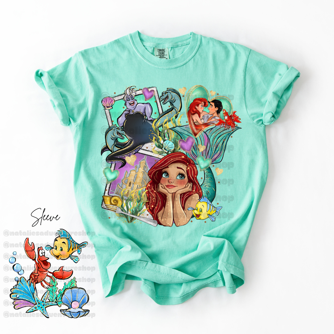*Pre-Order* Mermaid Cartoon T-Shirt (Comfort Colors)