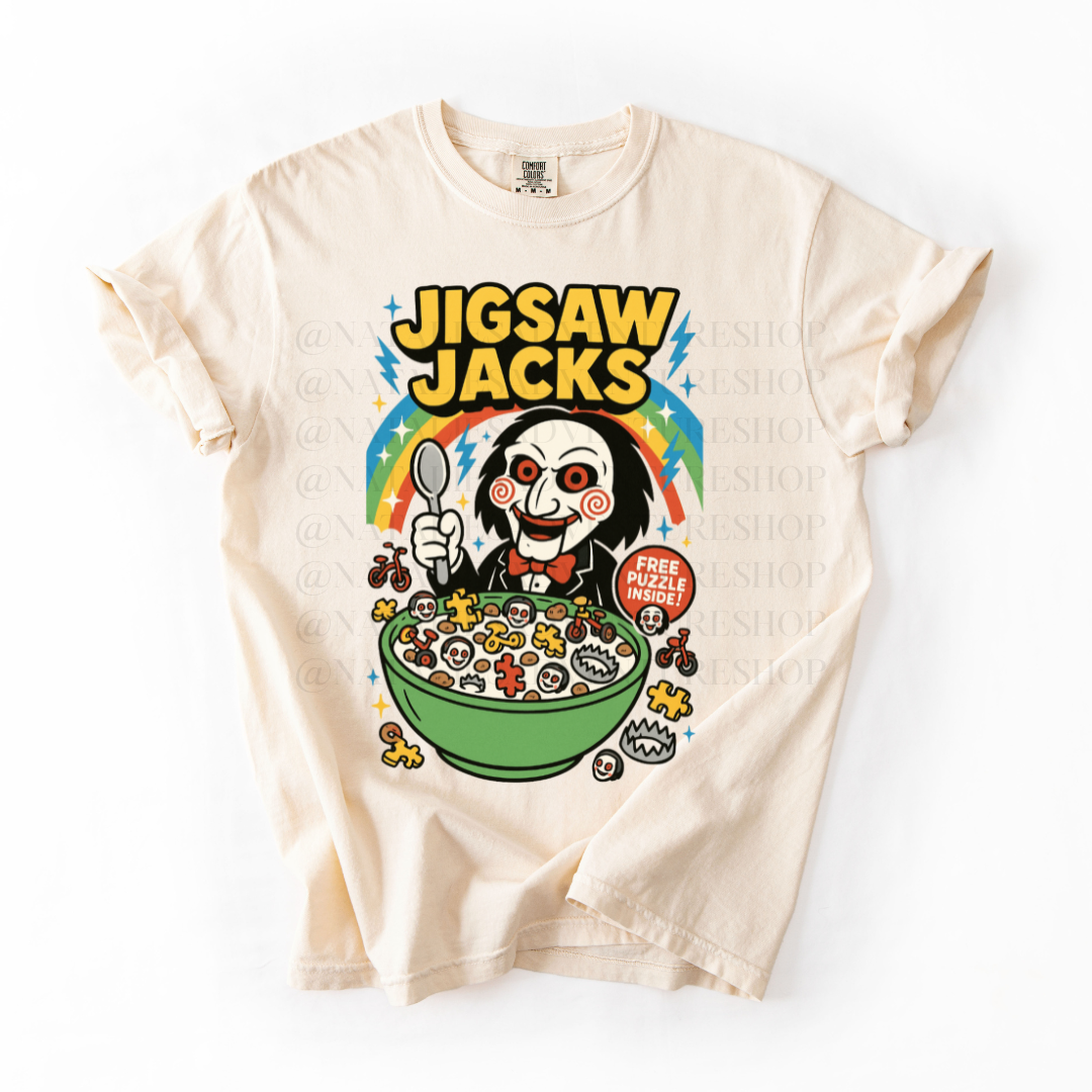 *Pre-Order* Jigsaw Jacks Cereal T-Shirt (Comfort Colors)