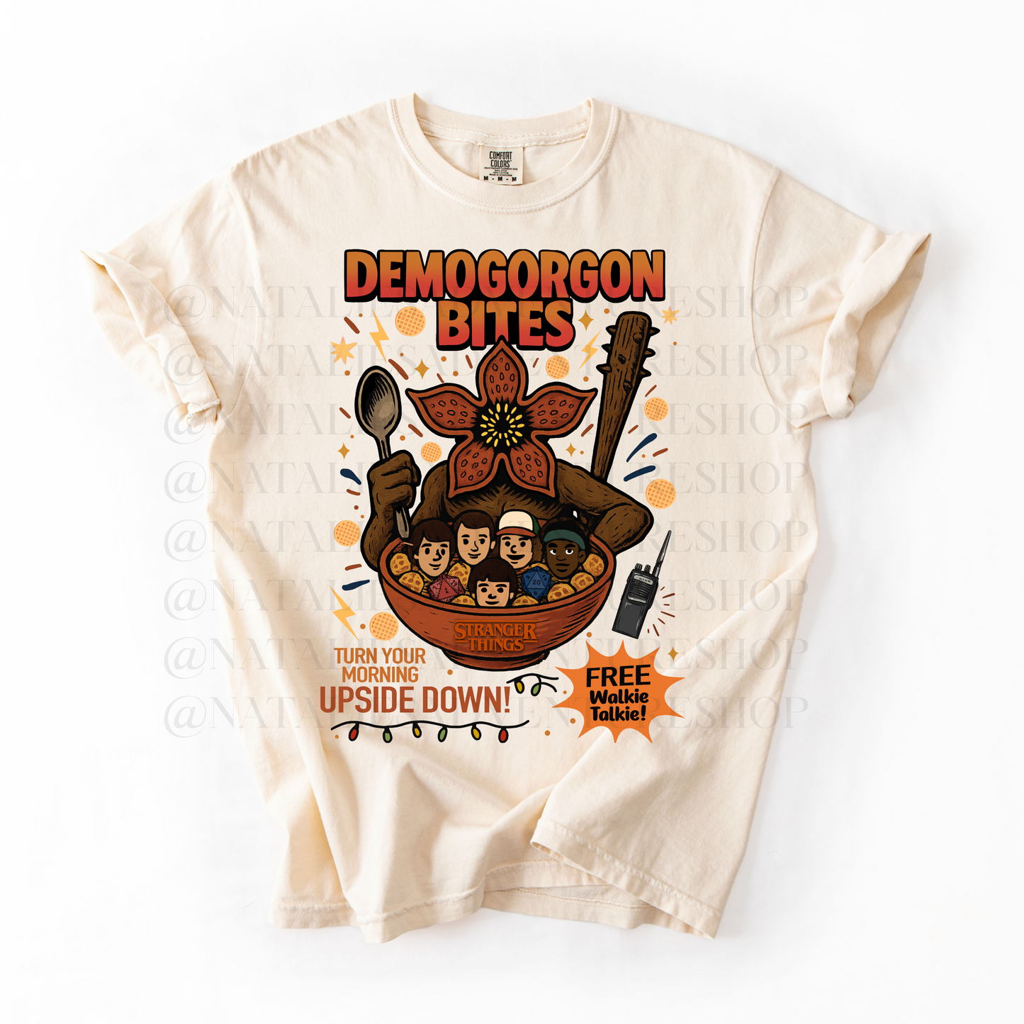 *Pre-Order* Demogorg Bites Cereal T-Shirt (Comfort Colors)