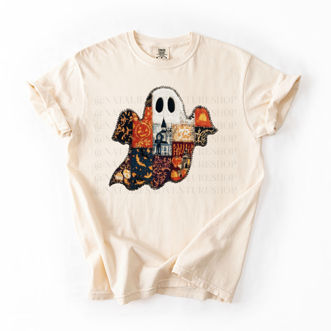 *Pre-Order* Ghost Faux Patch T-Shirt (Comfort Colors)