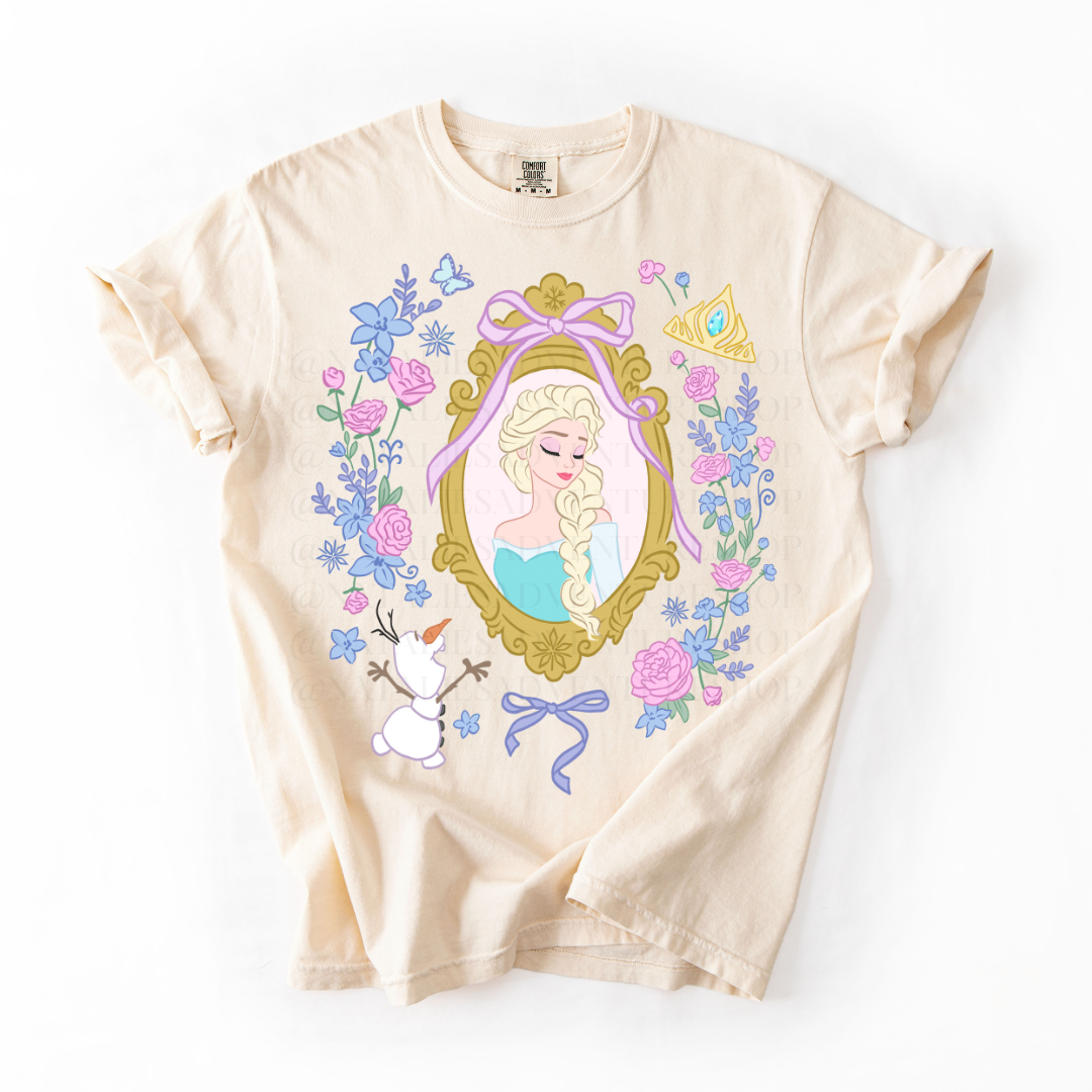 *Pre-Order* Frozen Princess Frame T-Shirt (Comfort Colors)
