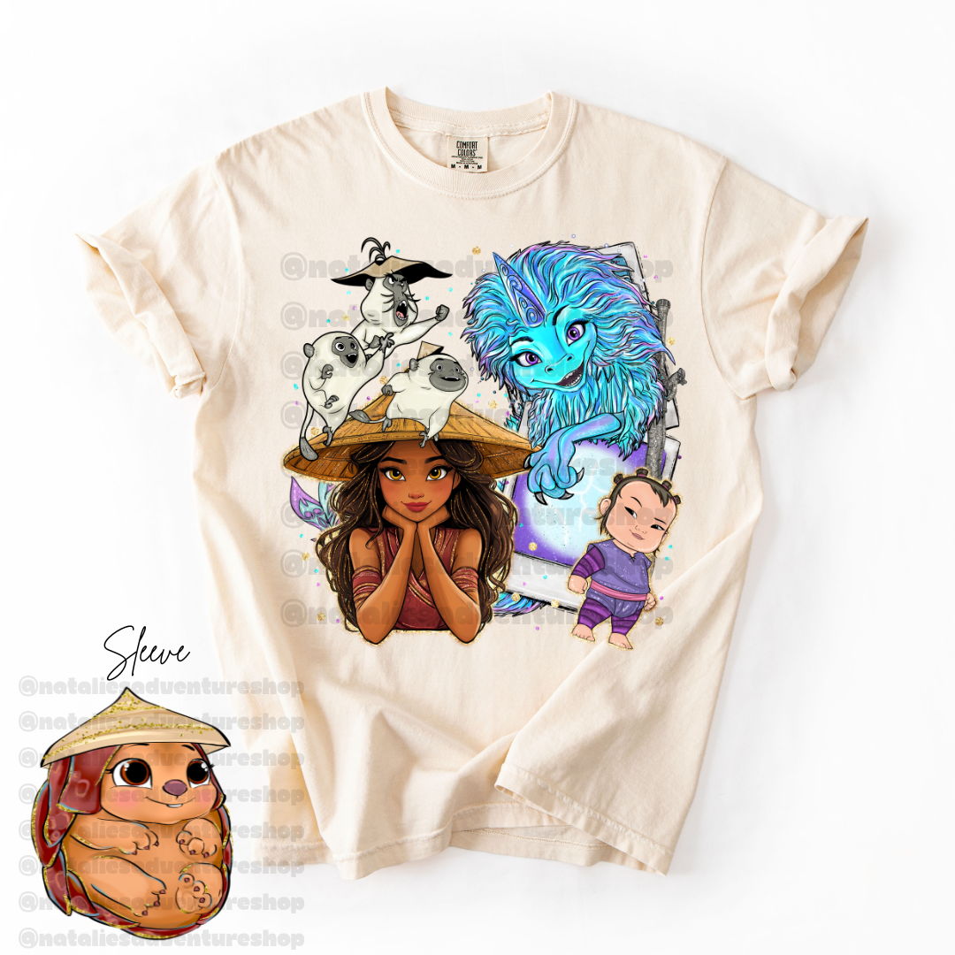 *Pre-Order* Dragon Princess Cartoon T-Shirt (Comfort Colors)