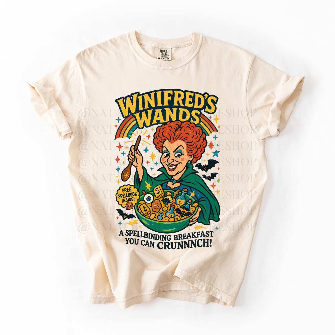 *Pre-Order* Winifred Wands Cereal T-Shirt (Comfort Colors)