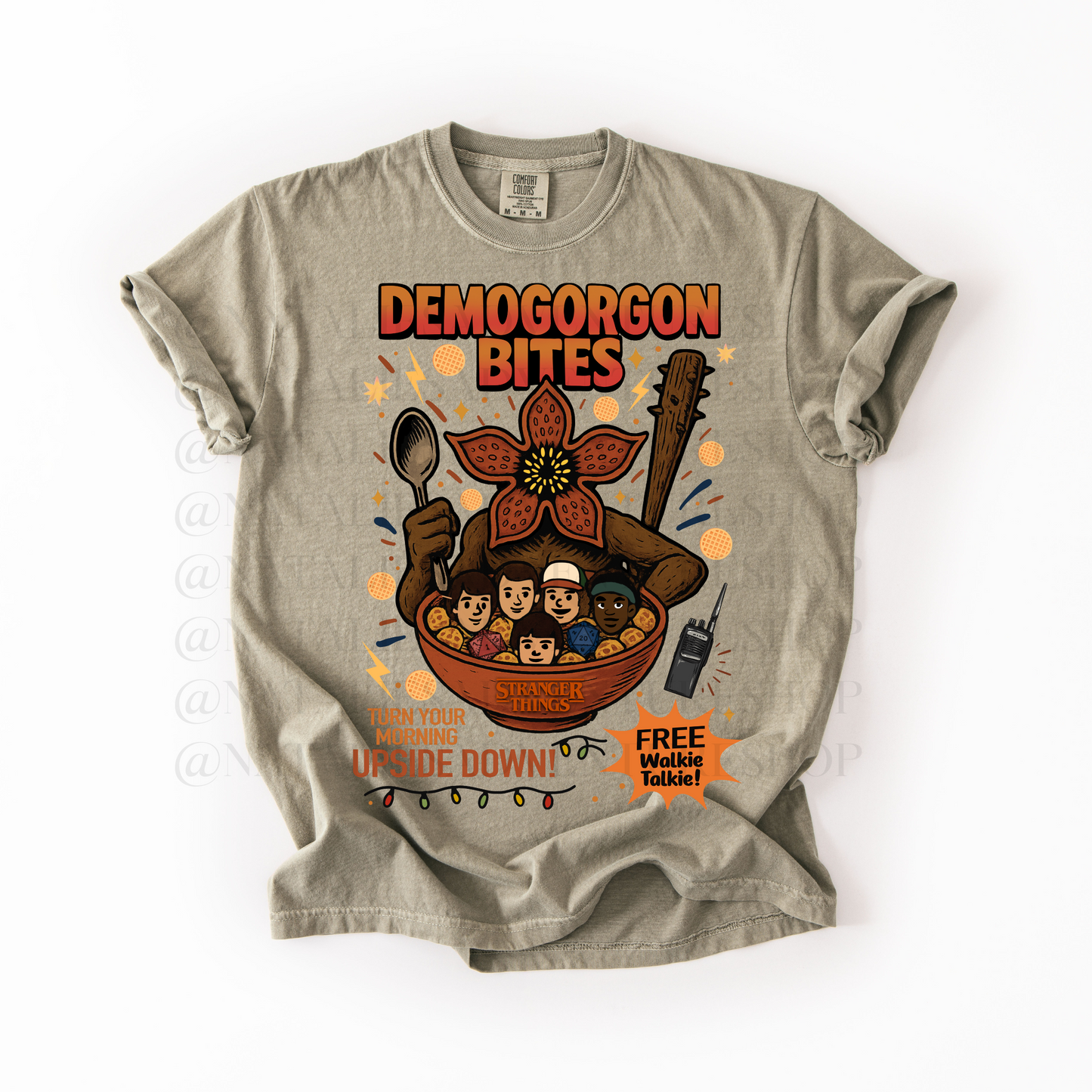 *Pre-Order* Demogorg Bites Cereal T-Shirt (Comfort Colors)