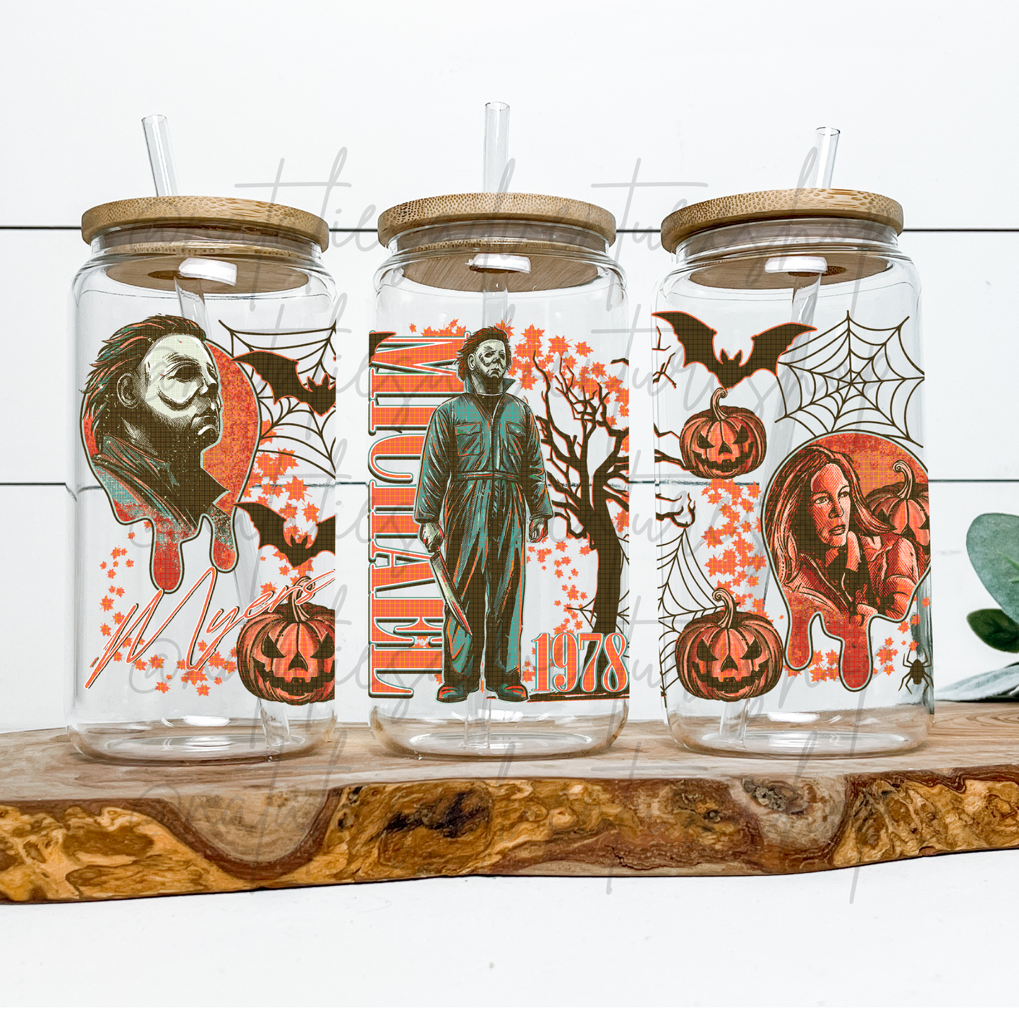 *Pre-Order* Retro Michael Horror 16oz Glass Can