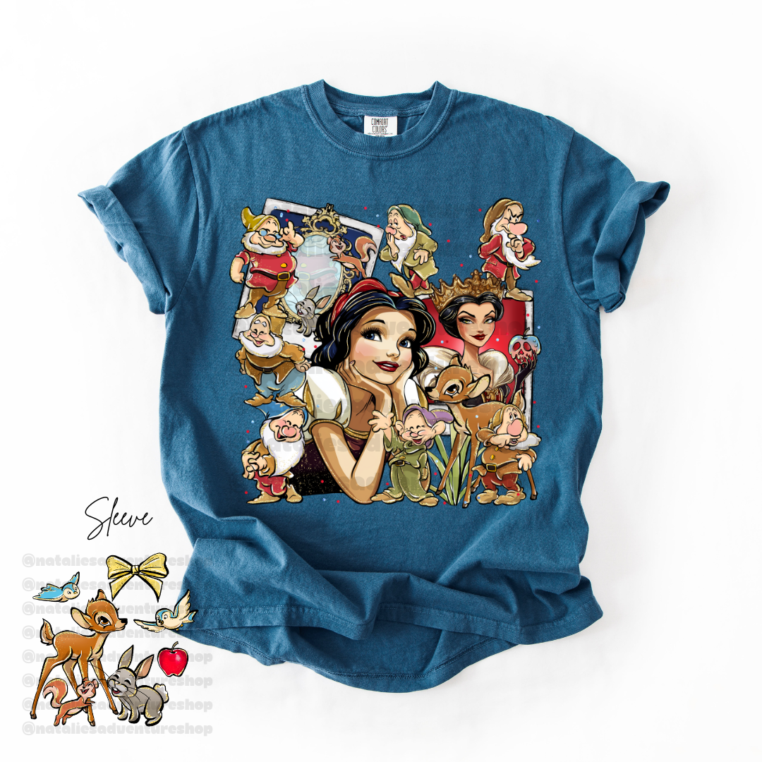 *Pre-Order* Snow Princess Cartoon T-Shirt (Comfort Colors)