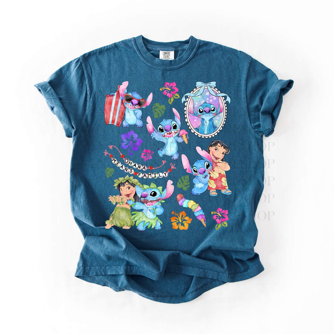 *Pre-Order* Ohana Means Fam T-Shirt (Comfort Colors)