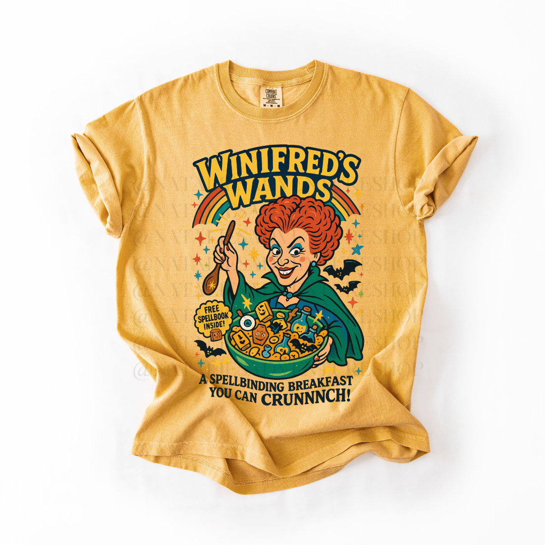 *Pre-Order* Winifred Wands Cereal T-Shirt (Comfort Colors)
