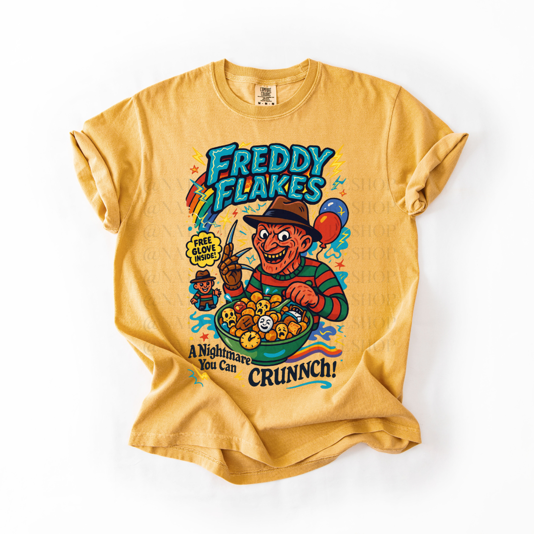 *Pre-Order* Freddy Flakes Cereal T-Shirt (Comfort Colors)