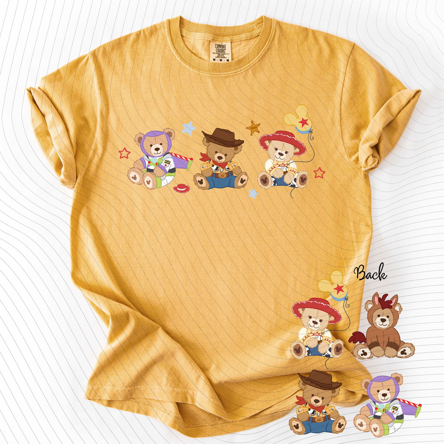 *Pre-Order* Toy Bears Front Back T-Shirt(Comfort Colors)