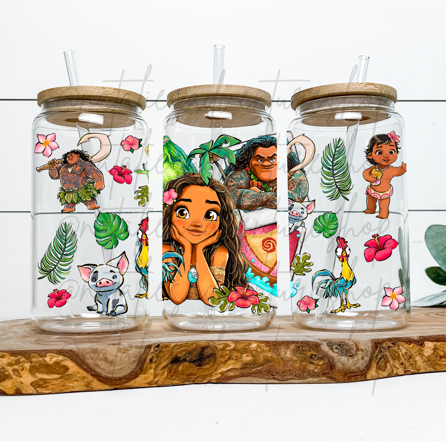 *Pre-Order* How Far I'll Go 16oz Glass Can