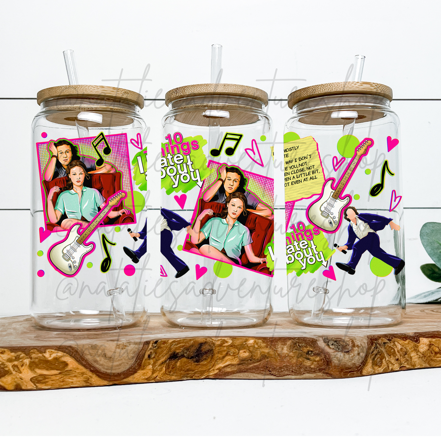 *Pre-Order* 10 Things 90's Movie 16oz Glass Can