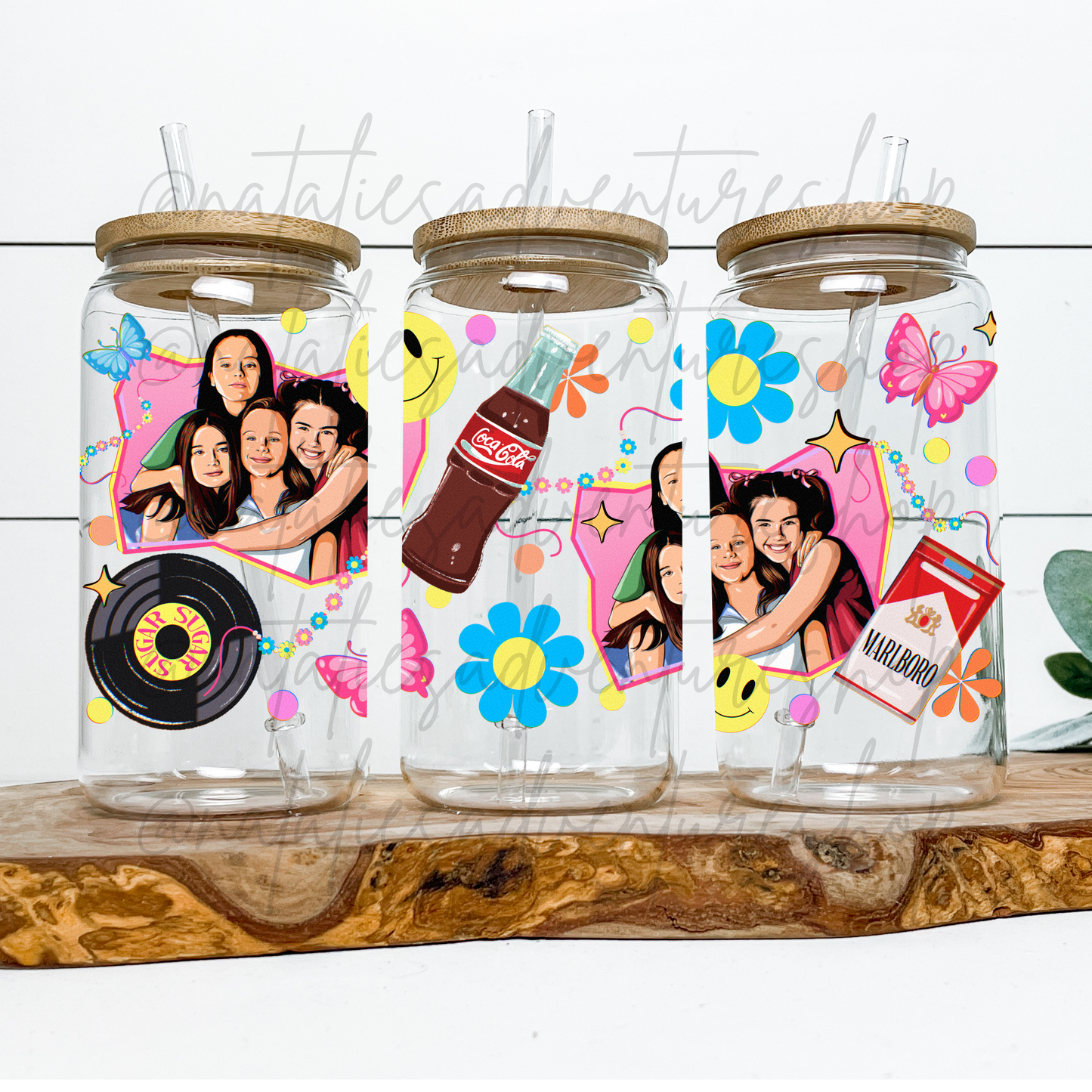 *Pre-Order* Now & Then 90's Movie 16oz Glass Can