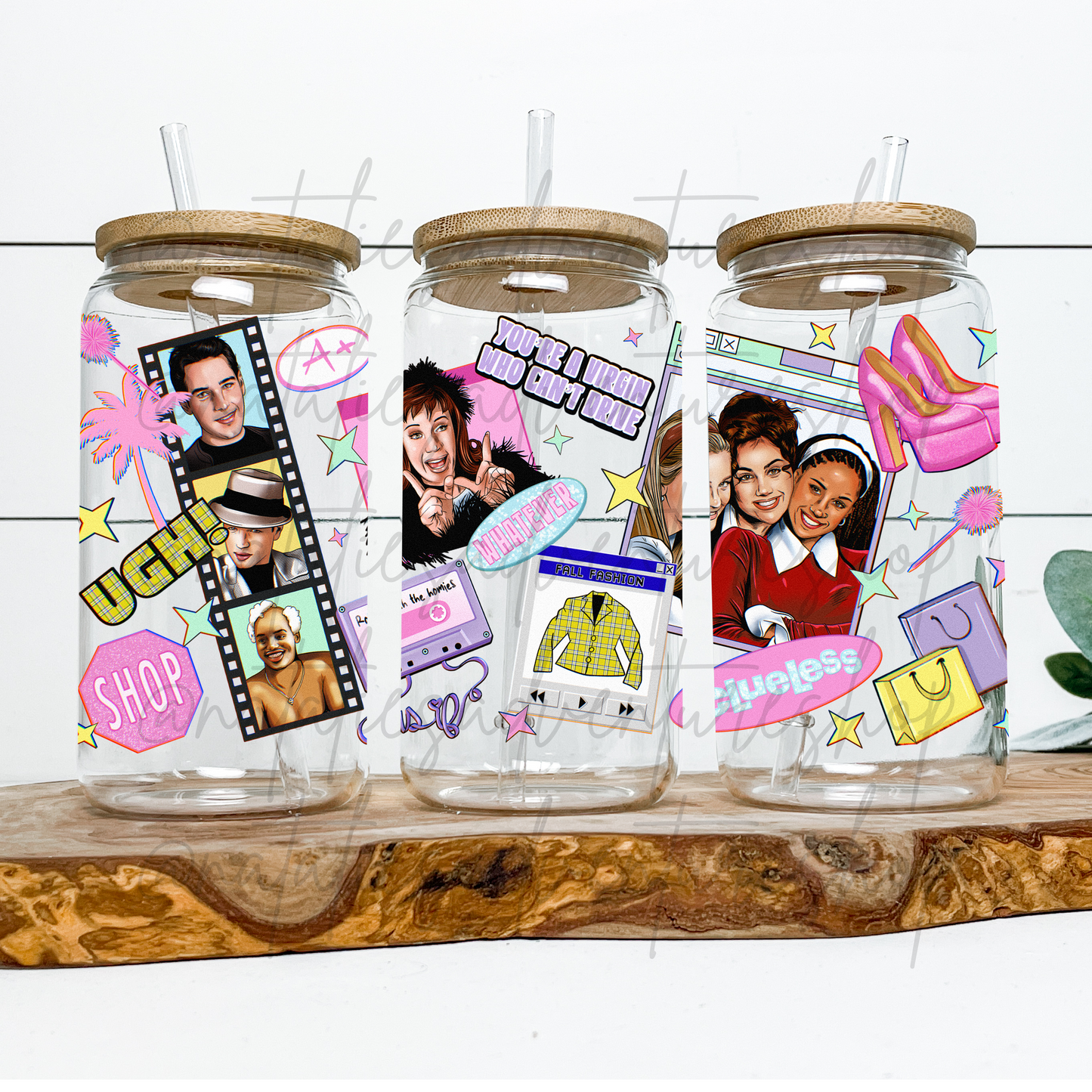 *Pre-Order* As If 90's Movie 16oz Glass Can