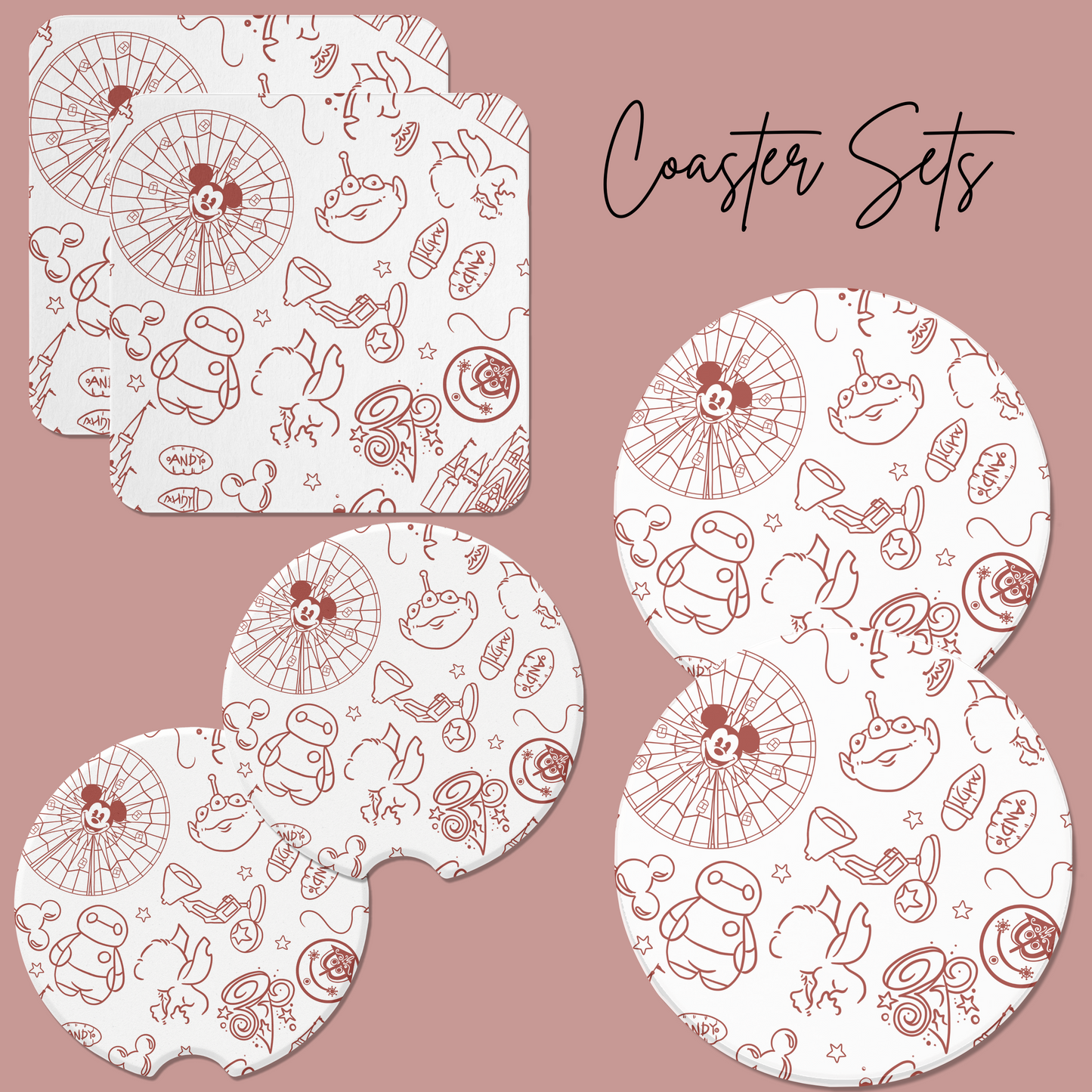 *Pre-Order* Neutral Magic Coaster Sets