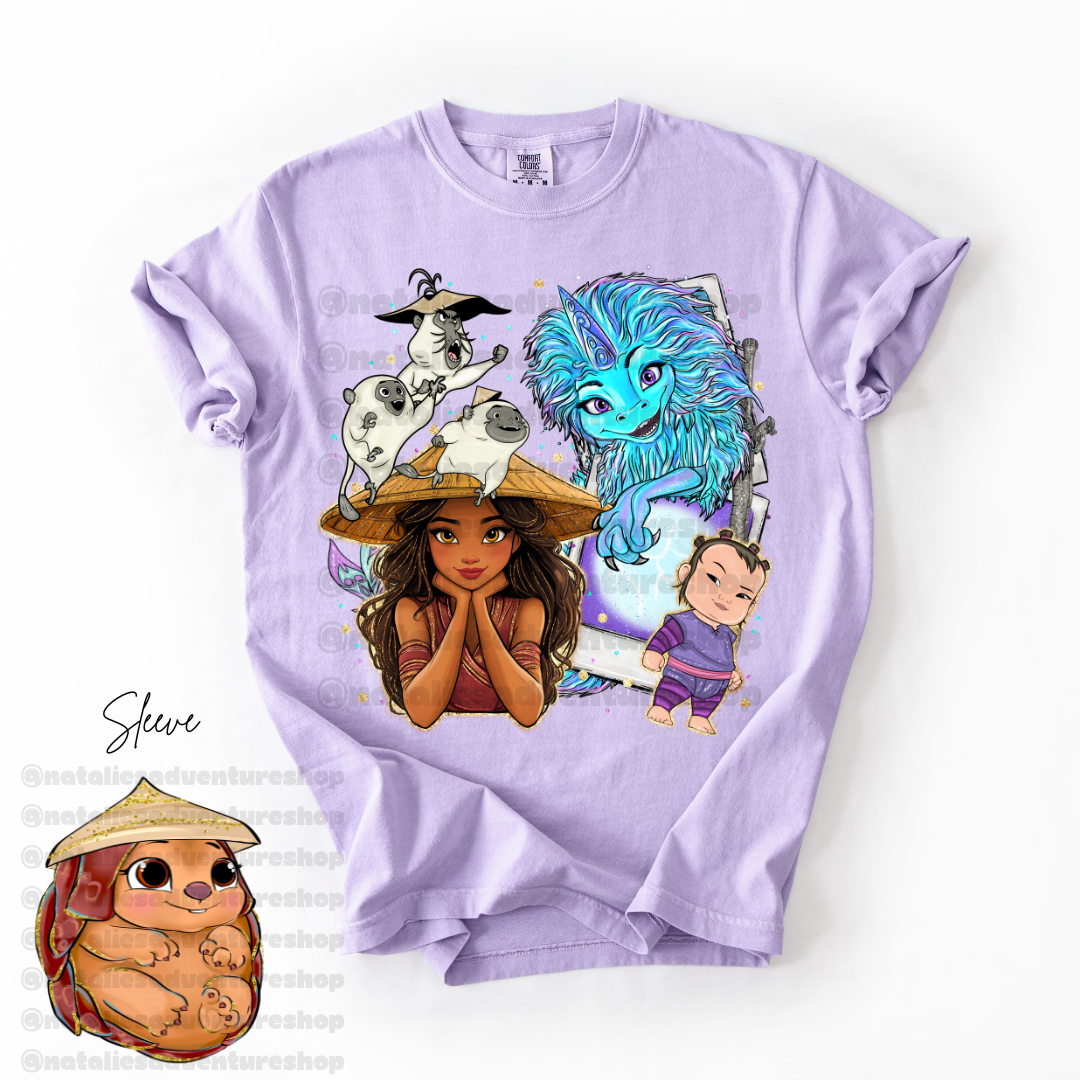 *Pre-Order* Dragon Princess Cartoon T-Shirt (Comfort Colors)