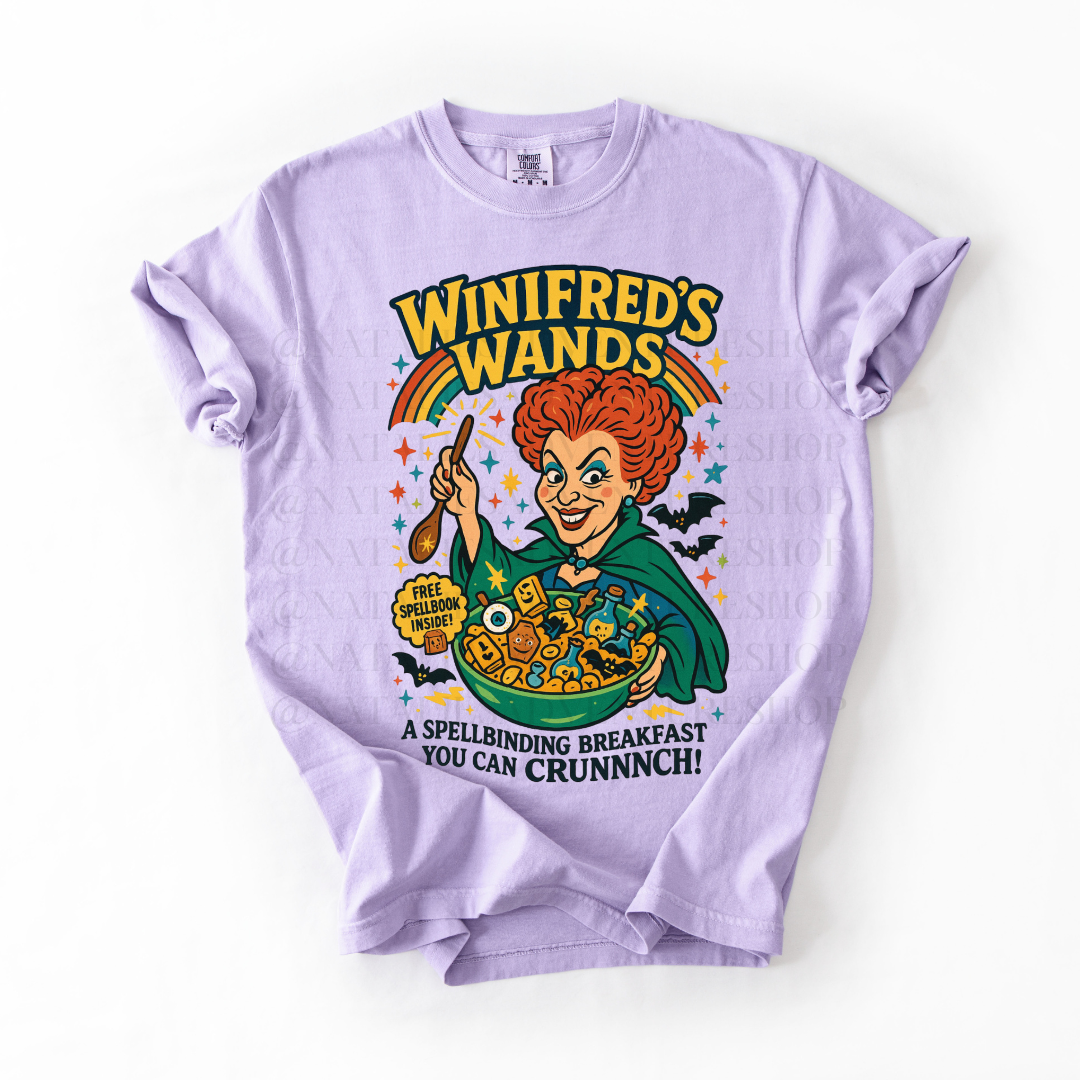 *Pre-Order* Winifred Wands Cereal T-Shirt (Comfort Colors)