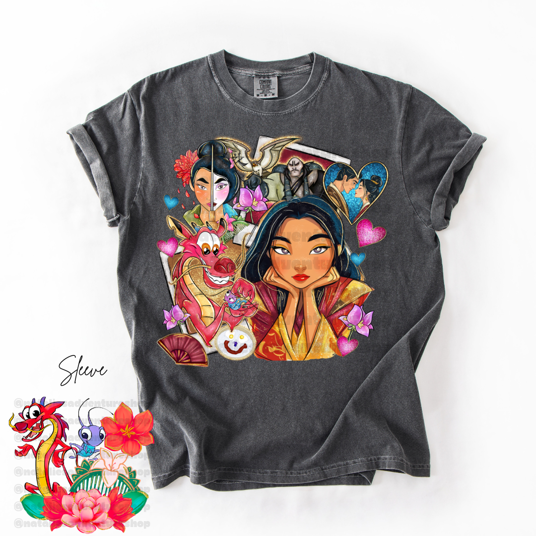 *Pre-Order* Loyal, Brave, True Princess Cartoon T-Shirt (Comfort Colors)